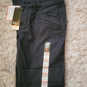 Black 5.11 women's slim fit pants